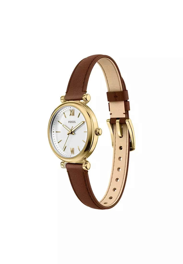 Carlie Brown Leather Watch Es5464