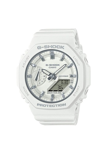 G-SHOCK white Casio G-Shock S Series Women's Analog-Digital GMA-S2100-7ADR Carbon Core Guard White Resin Band Sport Watch 908C1AC58BD596GS_1