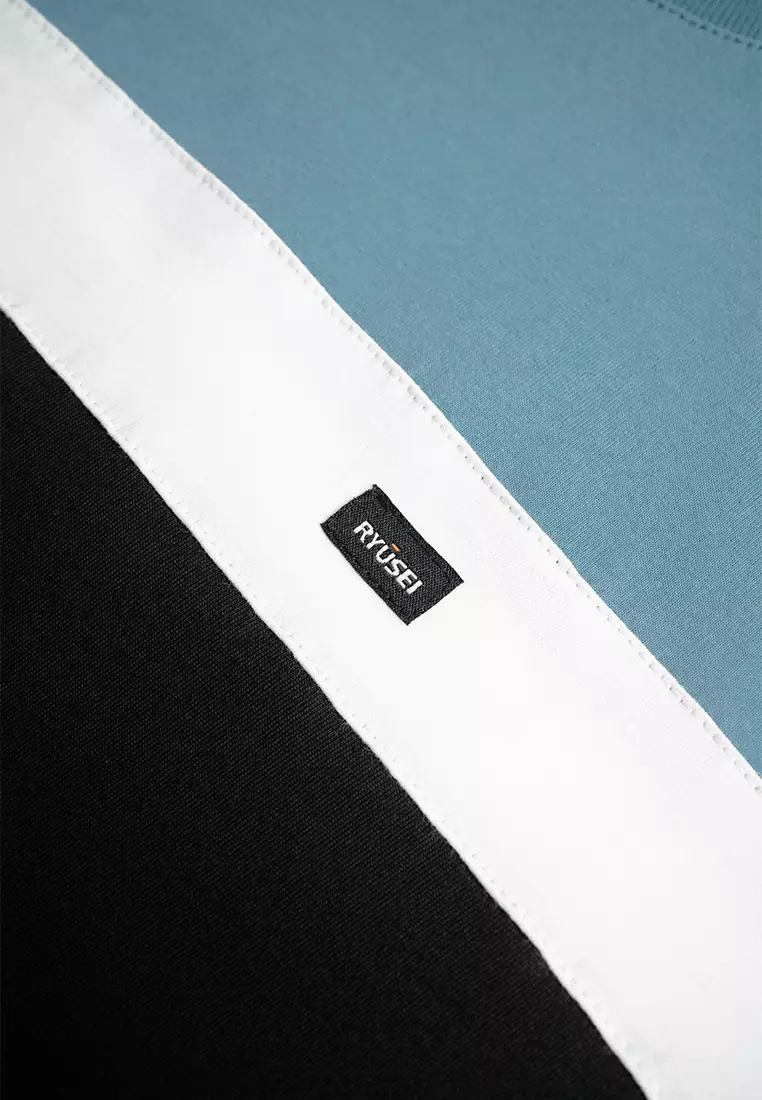 Ryusei Kaos Pria Ryuji CMB Smoke Blue