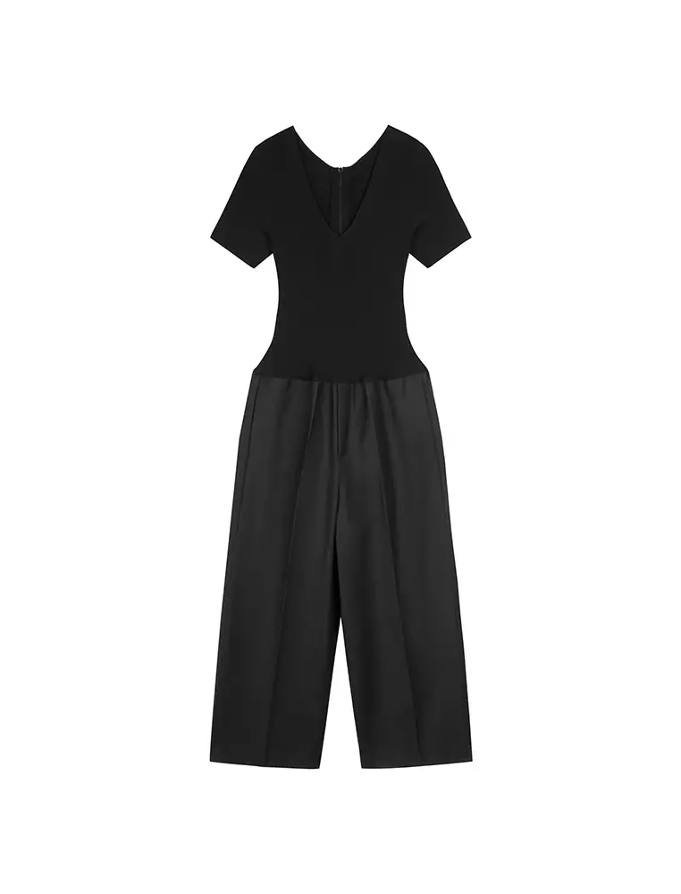 简约修身连体衣