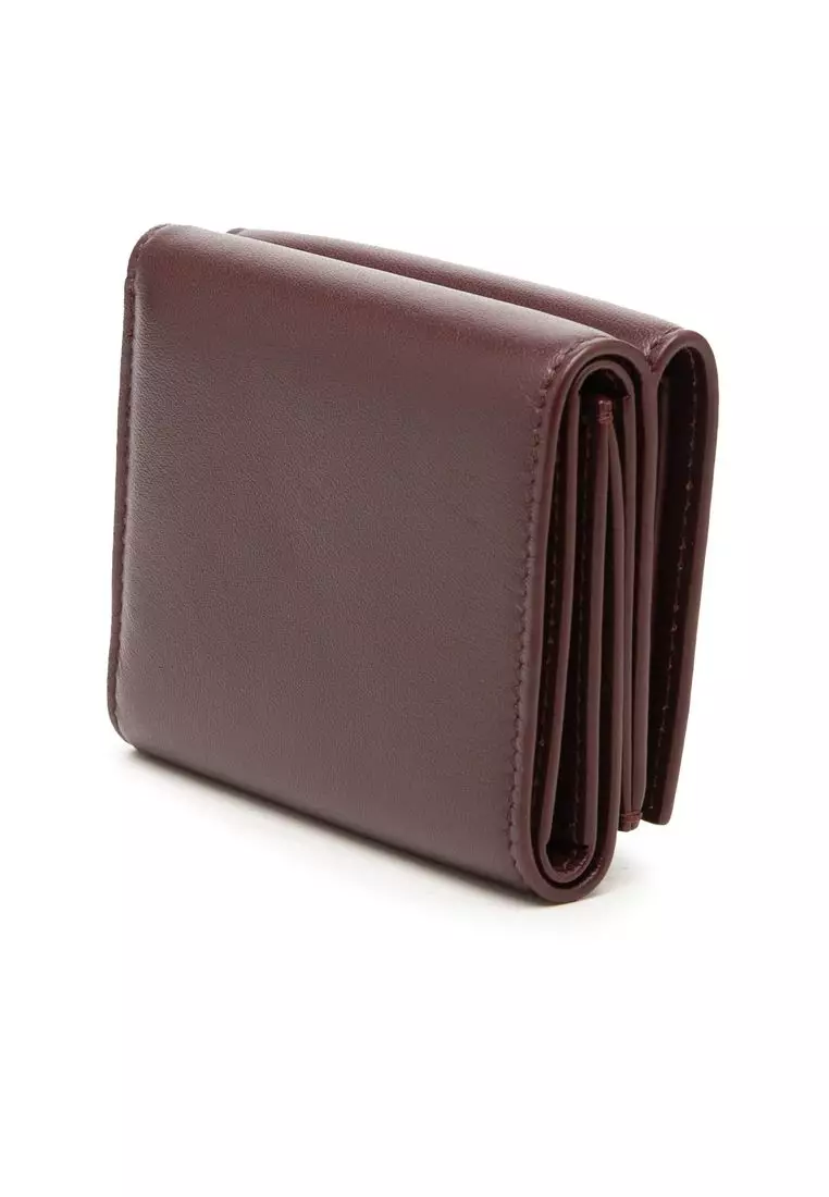 Pre-Loved Loewe Leather Anagram Trifold Wallet