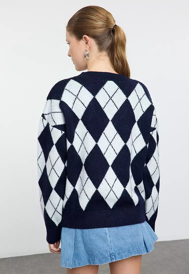 V-Neck Oversized Sweater