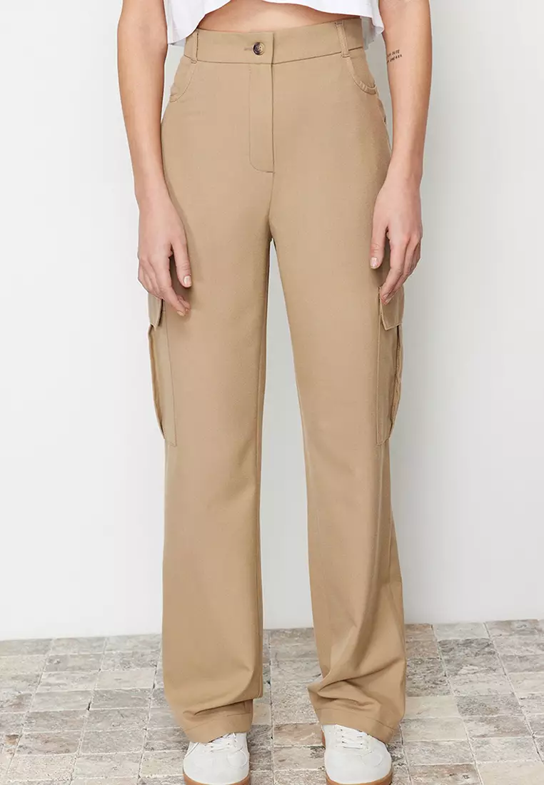Buy Trendyol High Waist Cargo Pants 2025 Online ZALORA Philippines