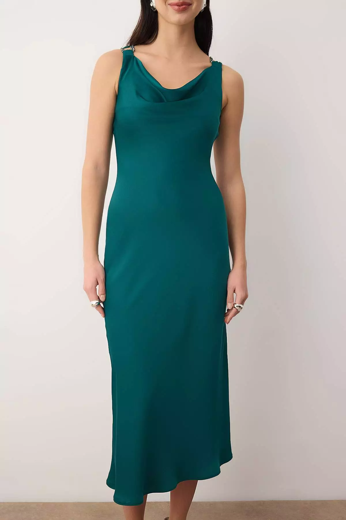 emerald green dress with accessories Dark Green Off-the-Shoulder Mermaid Prom Dress Long Evening Gowns Onli –  Ballbella