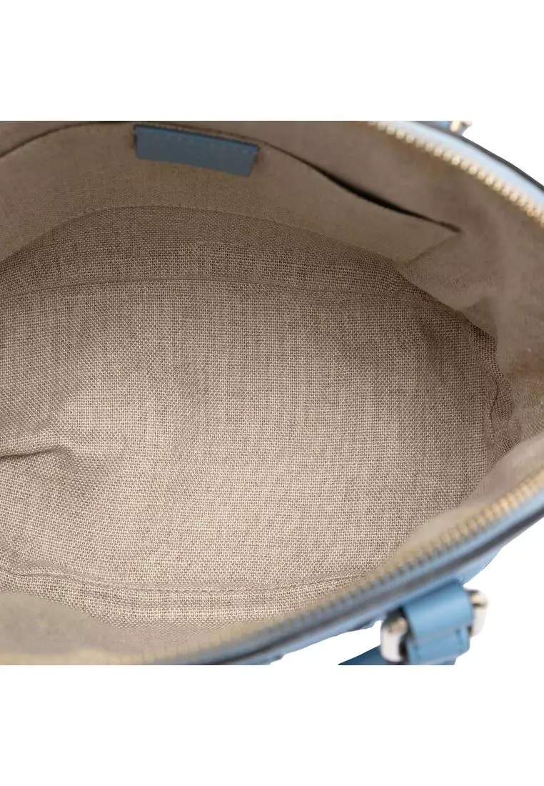 Pre-Loved Gucci Mini Microguccissima Dome Satchel