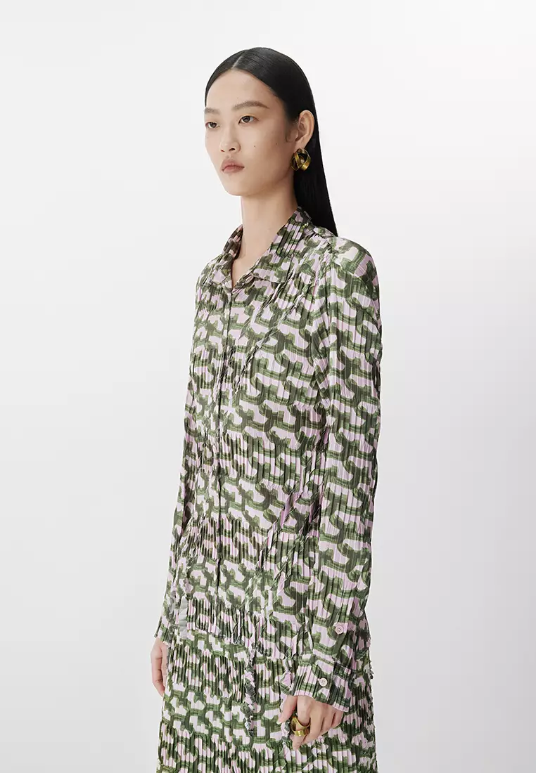 Slim long-sleeved shirt