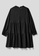 United Colors of Benetton black Dress with frills in sustainable viscose BA1EBAAC776D61GS_3