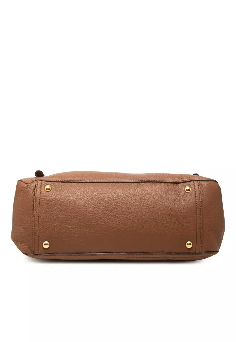 Pre-Loved Miu Miu Cervo Paloma Top Handle Bag