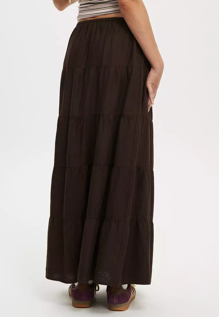 Haven Multi Tiered Maxi Skirt