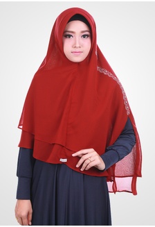 Jual Atteenahijab Atteenahijab Aulia Isaura Pink Fanta