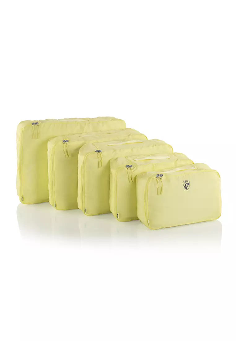 Pastel Packing Cubes 5pc Set Yellow