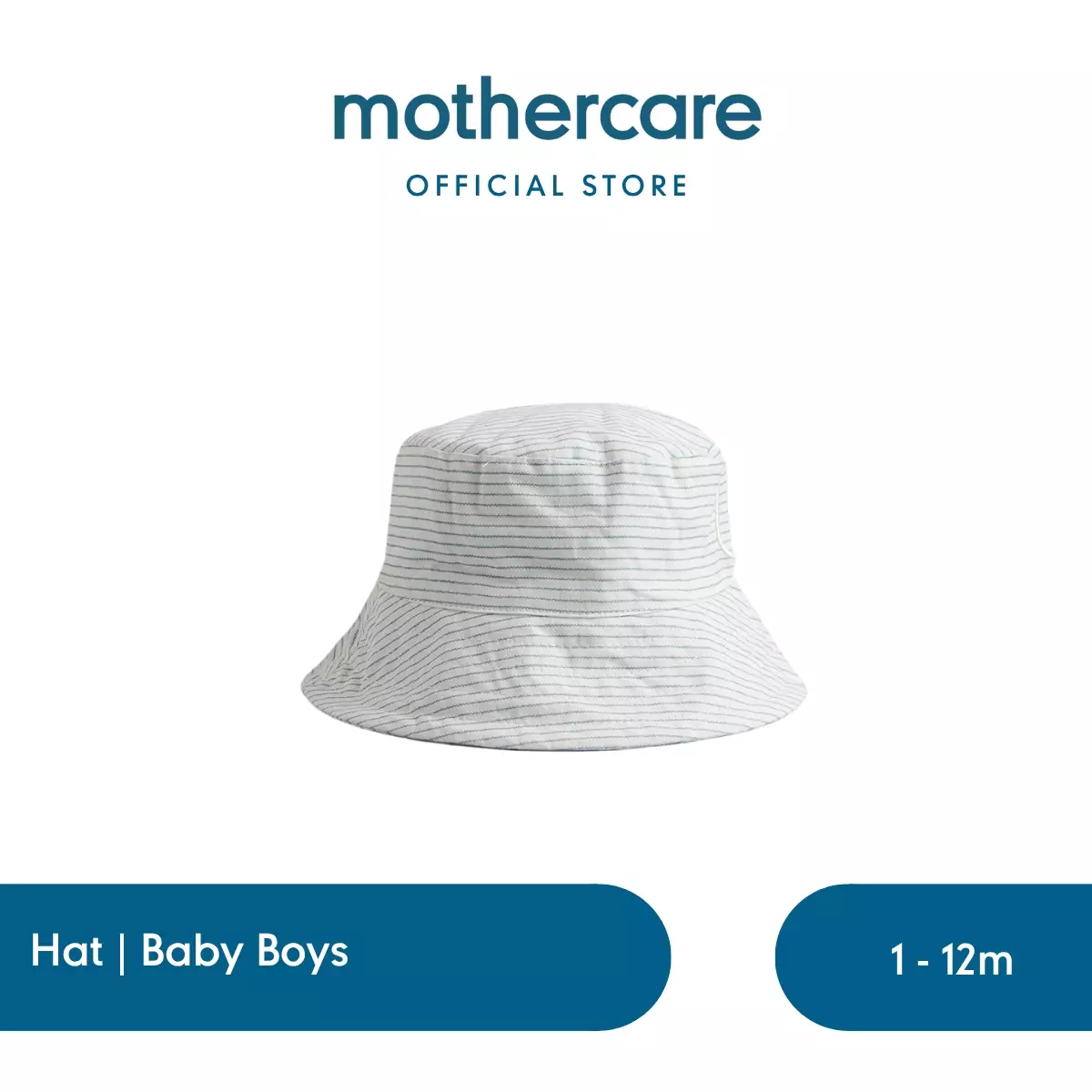 Mothercare Striped UPF50+ Sun Hat - Topi Bayi Laki-laki (Multi)
