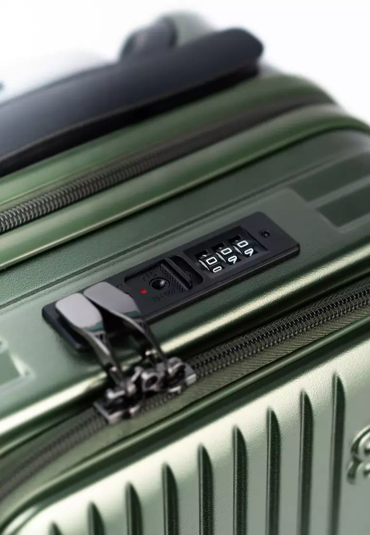 Alpha 16" Junior Hard Case Luggage Olive