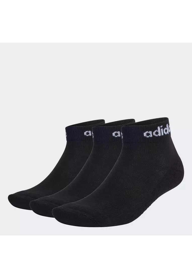 Buy ADIDAS think linear ankle socks 3 pairs 2024 Online | ZALORA ...