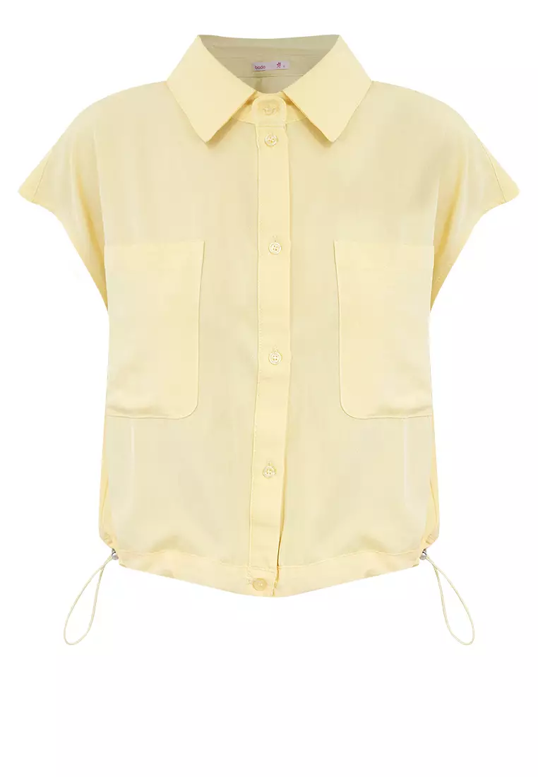 MADIWA Pulled Waist Blouse