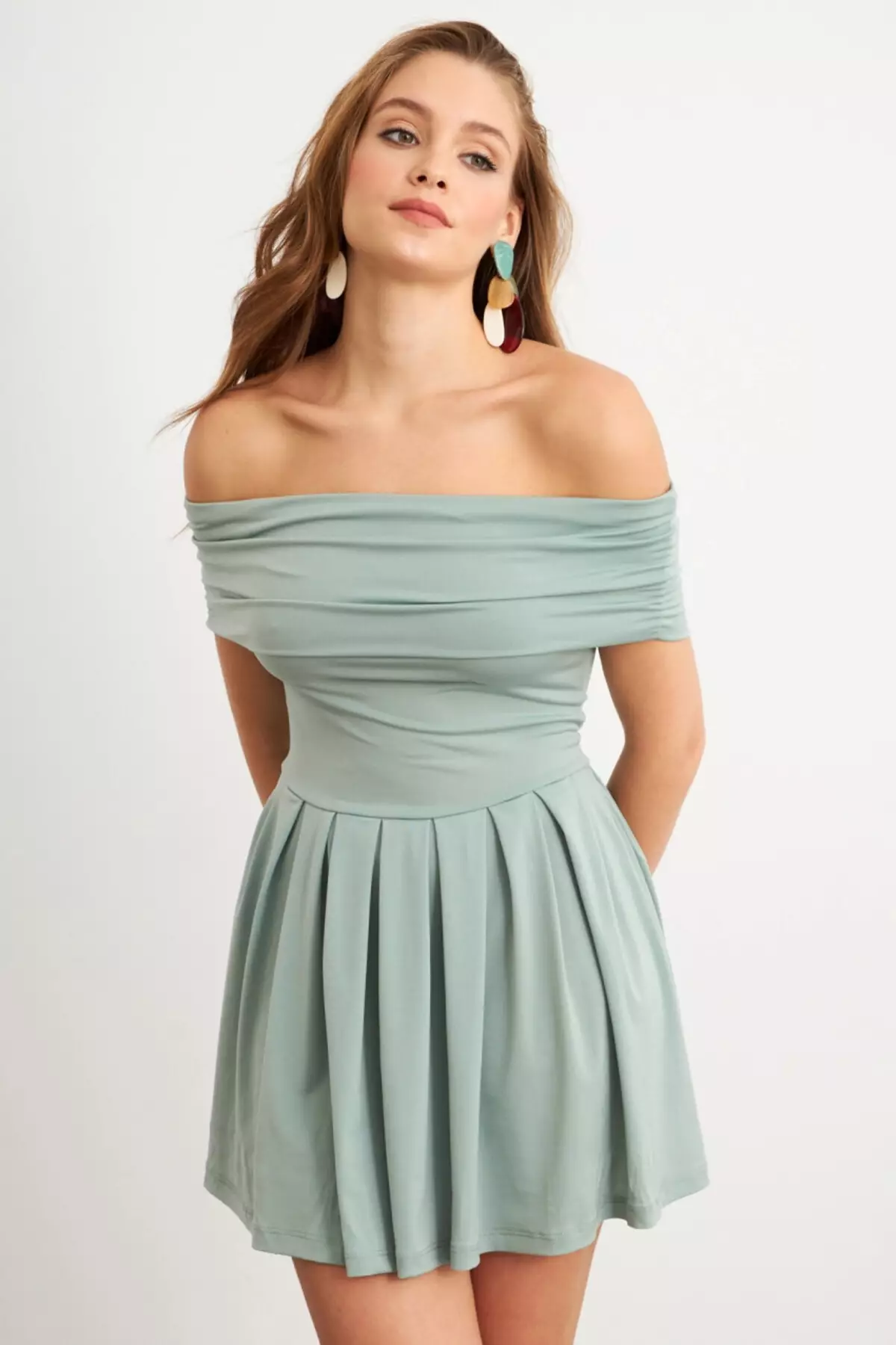 Madonna Collar Mini Dress