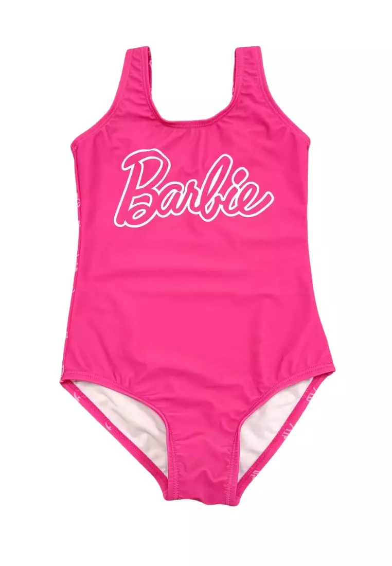 Barbie Pink One Piece with Extended Sizes for Kids and Teens Girls