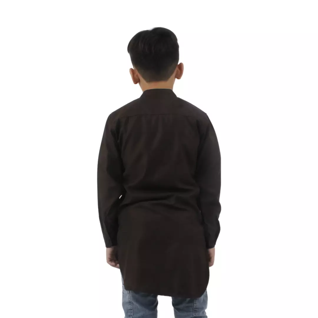 Pingu Koko Kurta Anak Laki Laki Printing Panjang Coklat 94200827