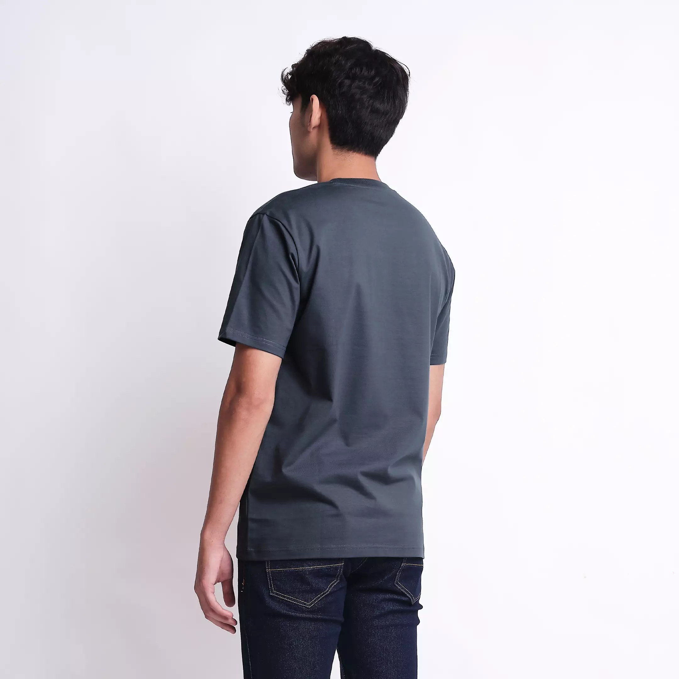 TRIPLE Tshirt Stretch Regular Fit (YTS 130) Warna Grey