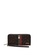 SEMBONIA brown Vittoria Monogram Zip Around Wallet 84C53AC6357F5CGS_1