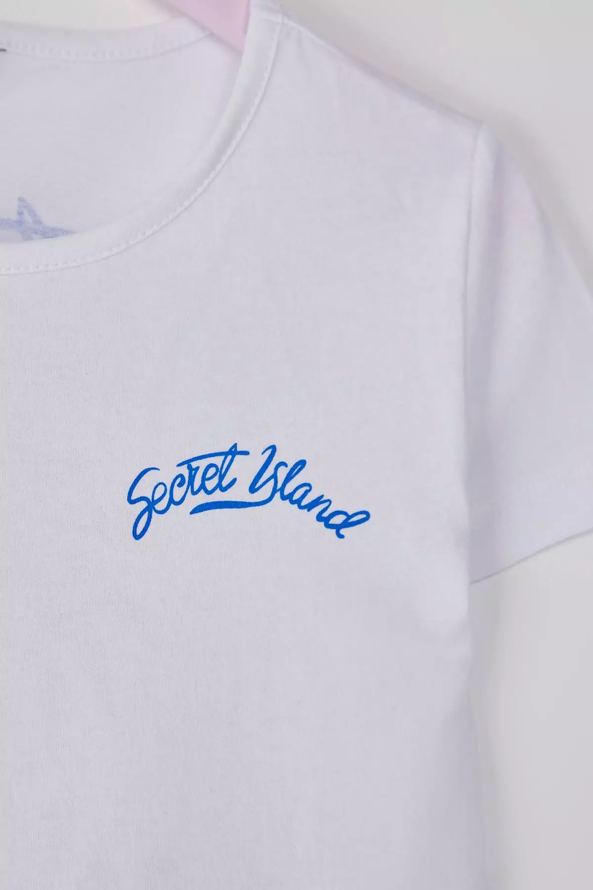 Ecru Girl Child 100% Cotton Back Printed Short Sleeve Knitted T-Shirt