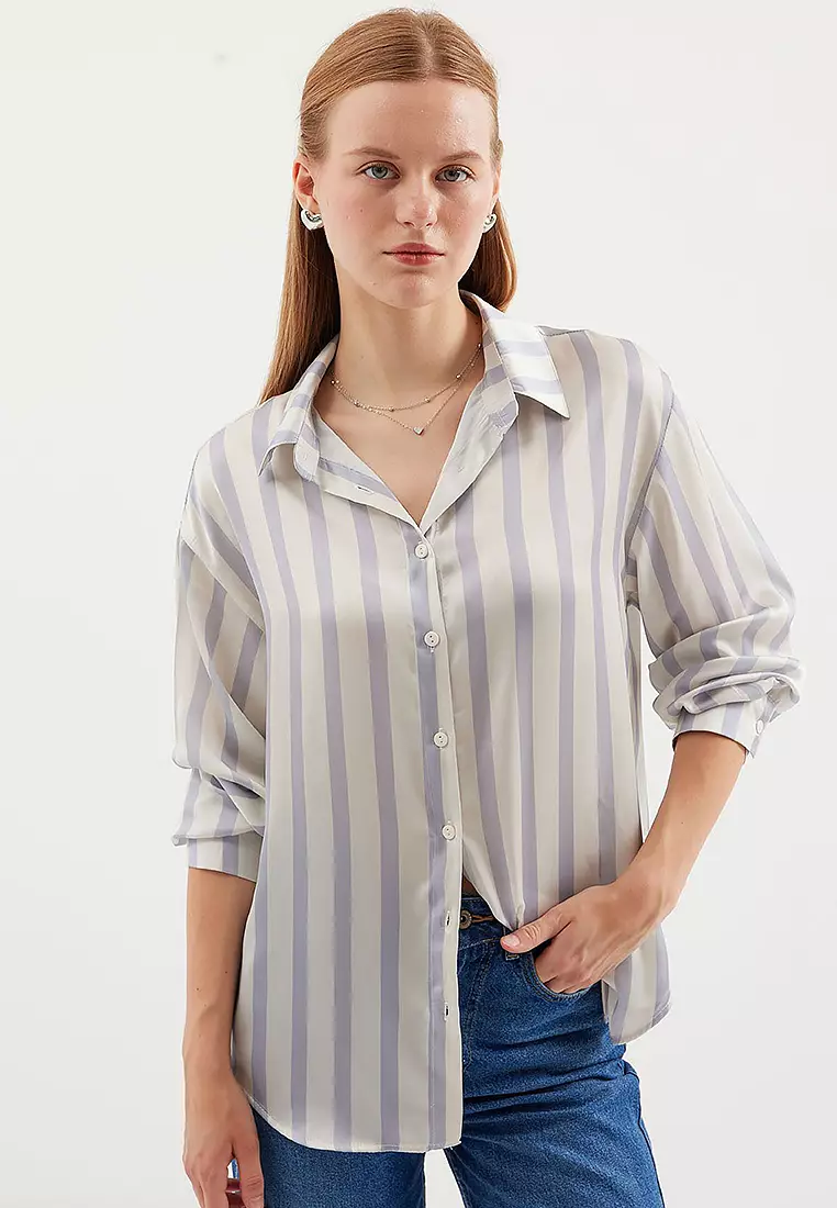 Long Sleeves Collared Shirt
