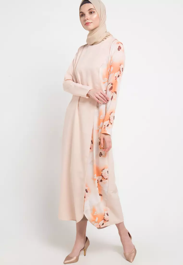 Gina Maxi Dress In Orange