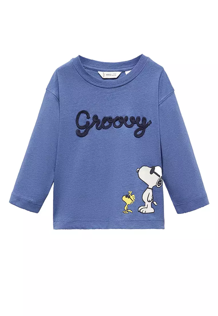 Camiseta snoopy online mango