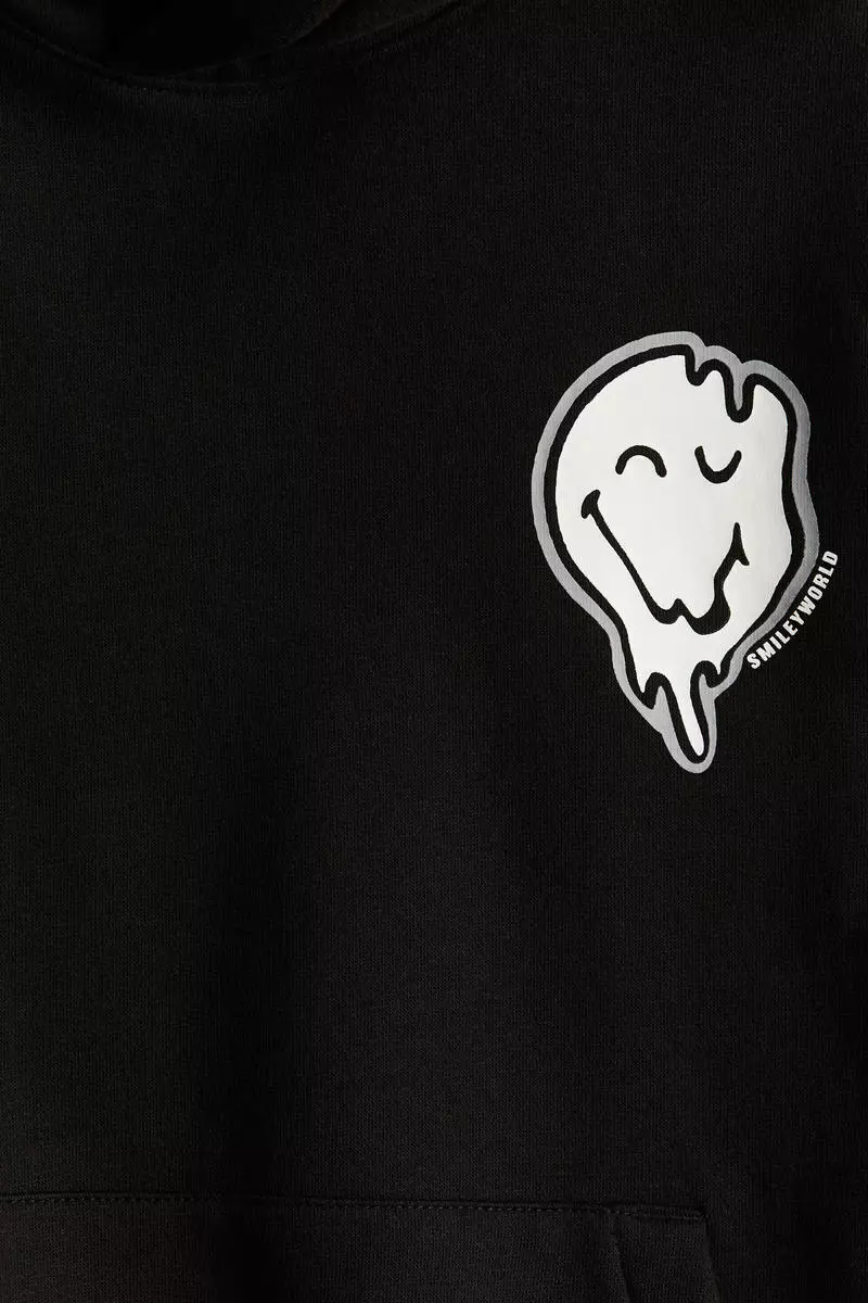 Motif-detail hoodie