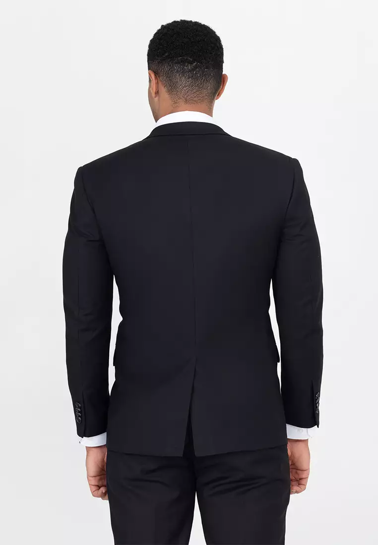 Slim Fit in Poly Rayon with Stretch Fabric Formal Suit
