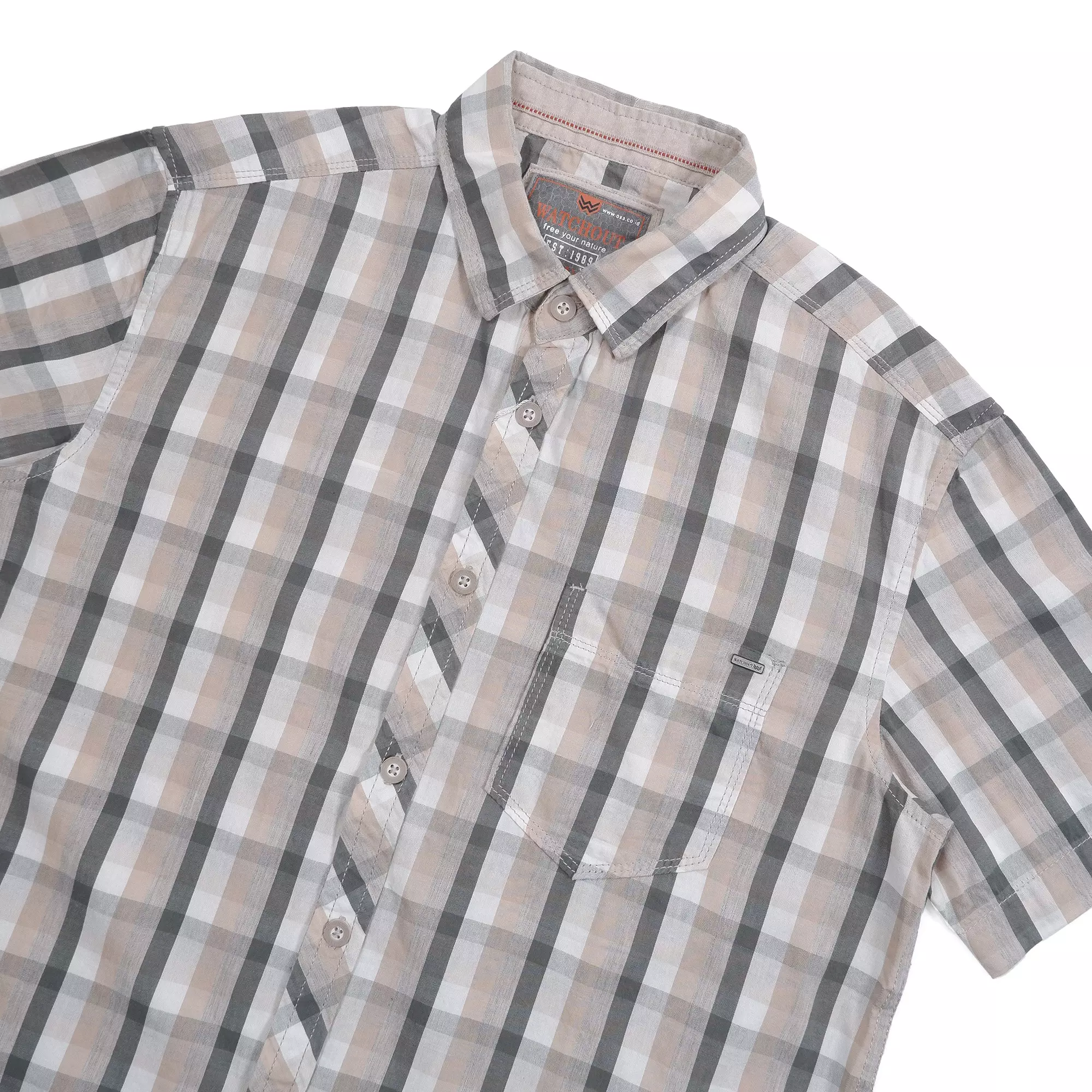 Watchout Pakaian Pria Milton Short Sleeve Shirt - WS514560111