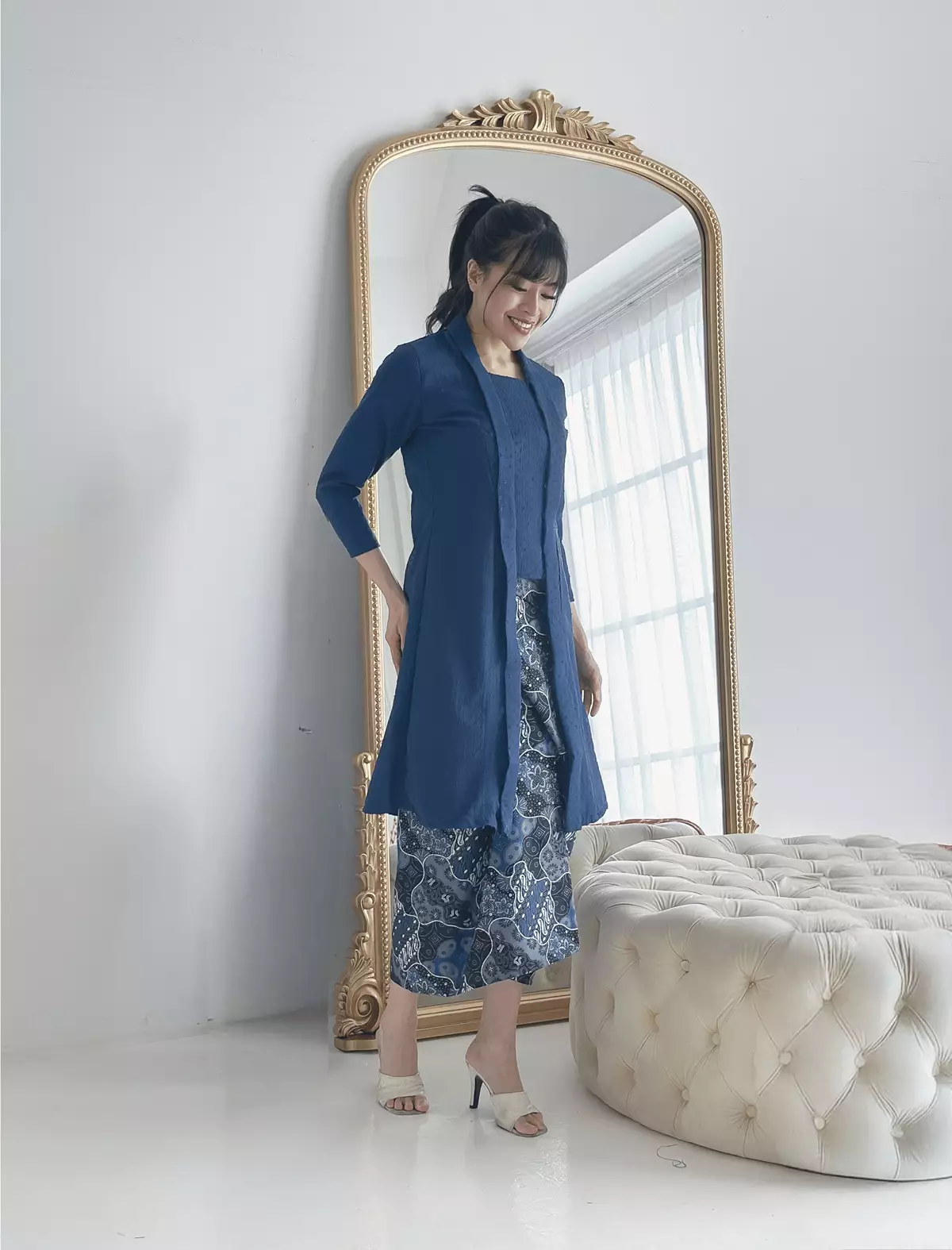 Chandani Blue Kebaya Panjang
