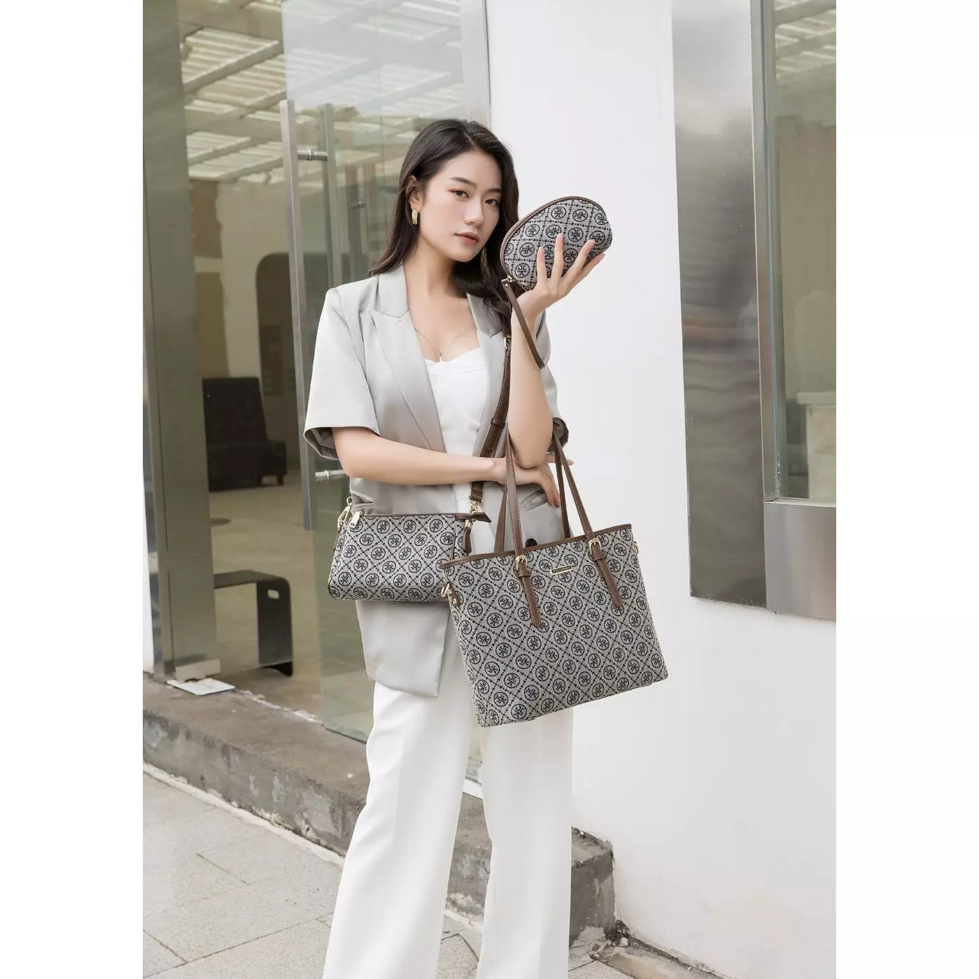 Palomino Debra Totebag - Oat