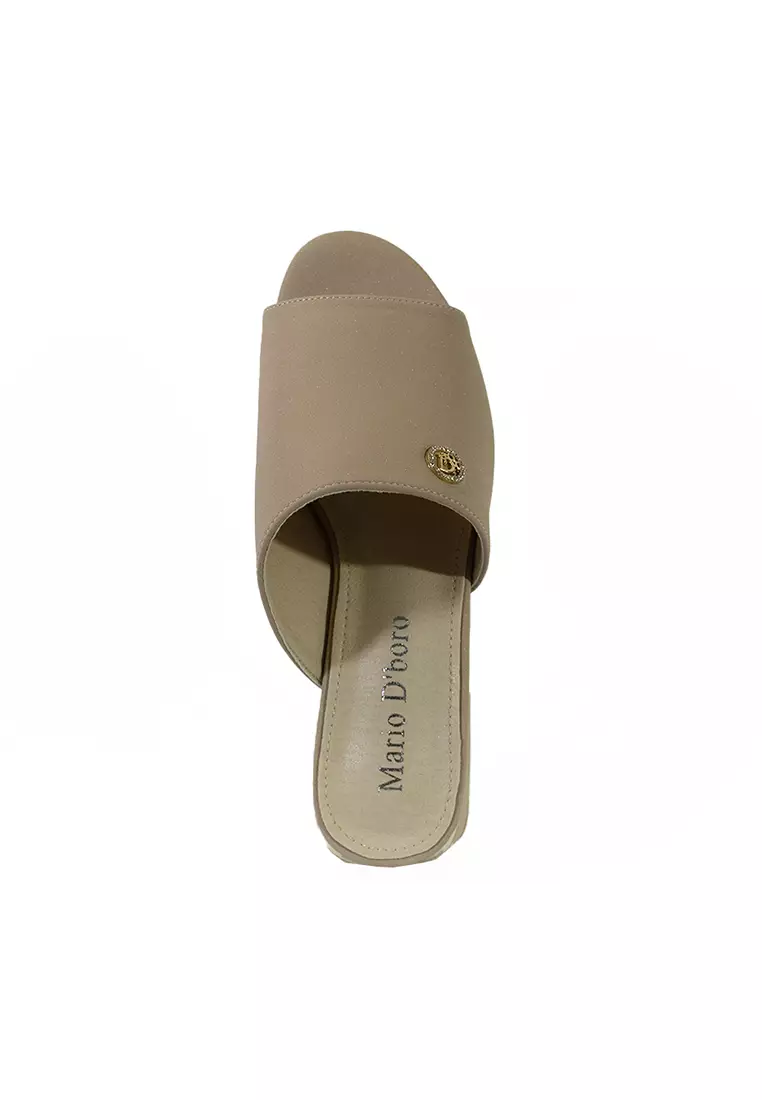 Women's Heeled Sandals LX 27425 Beige C56 C61 C67