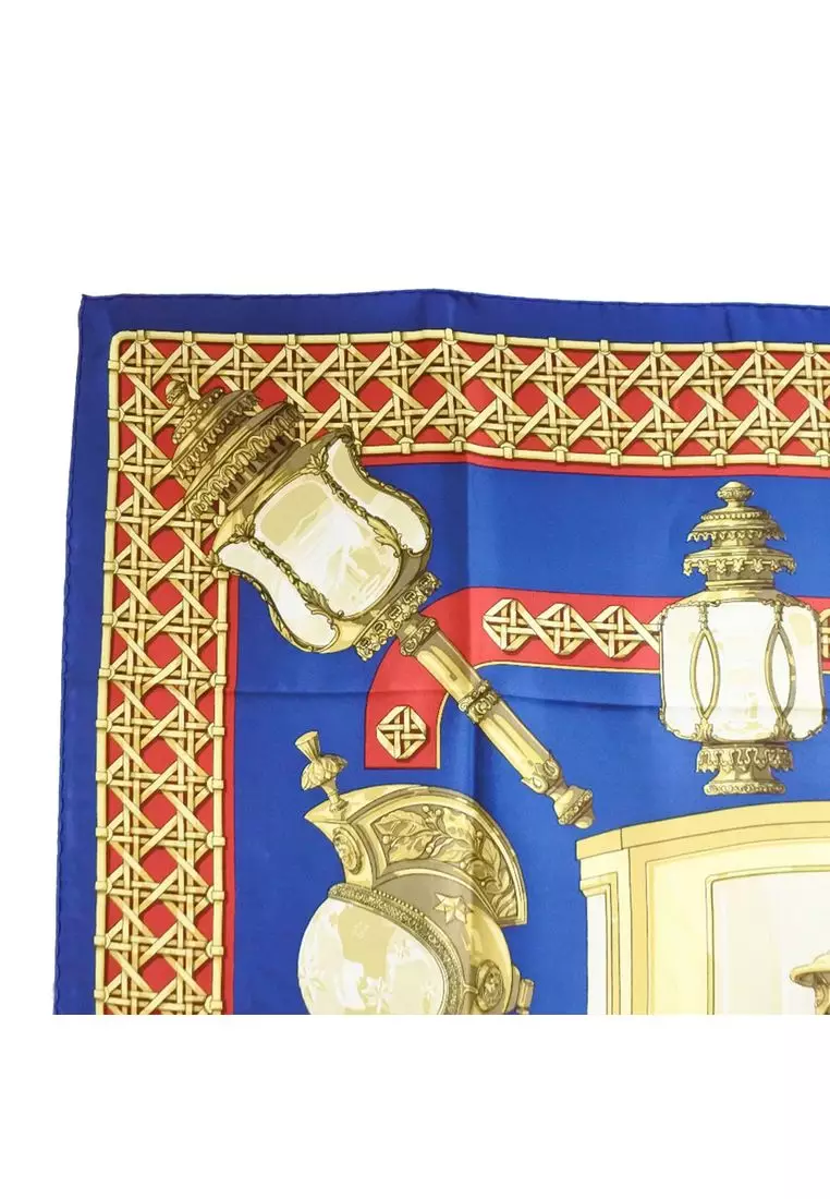 Pre-Loved Hermès Feux De Route Silk Scarf 90