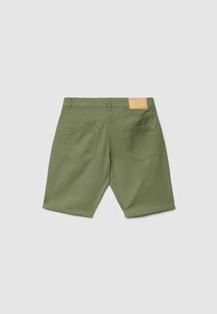Men's 5-Pocket Cuffed Shorts