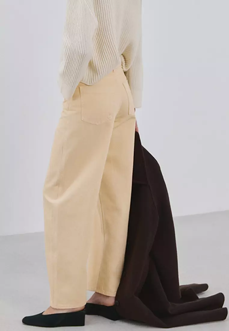 Mid-Rise Balloon Jeans