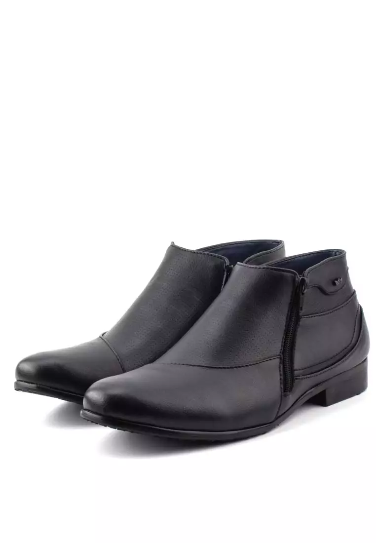 Mens formal clearance black boots