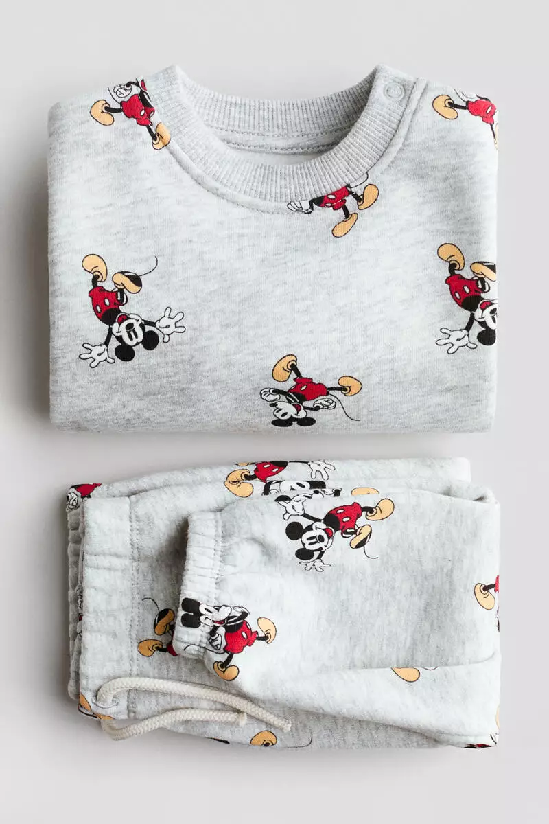 2-piece printed sweatshirt set