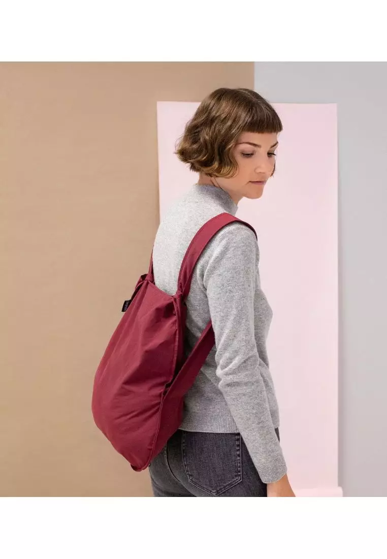 Notabag Original Convertible Tote Backpack - Wine Red