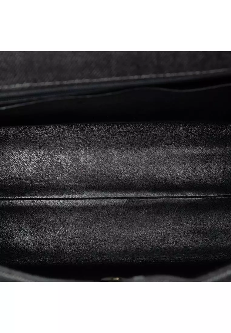 Pre-Loved Chanel Cc Denim Kelly Top Handle Bag