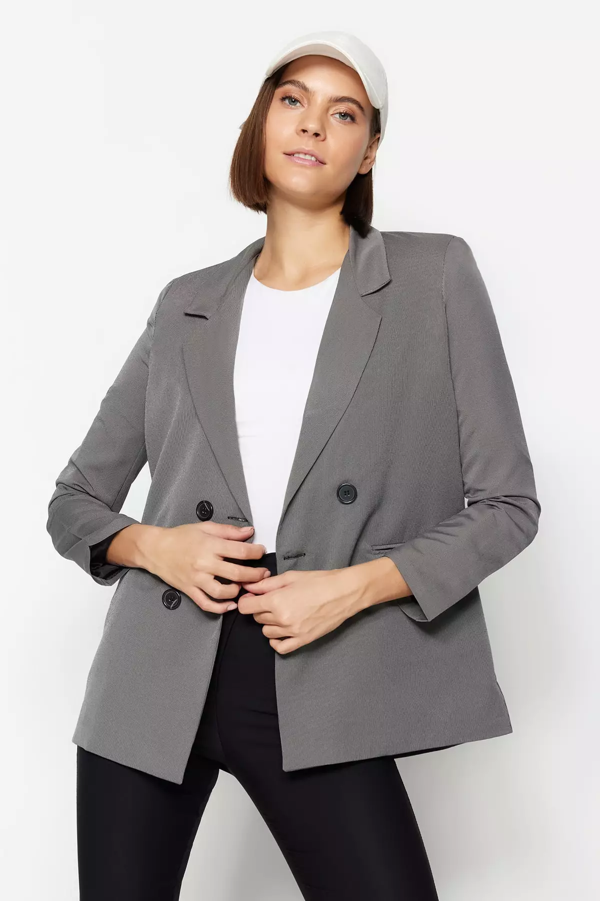 Buy Trendyol Button Blazer Jacket 2025 Online ZALORA Philippines