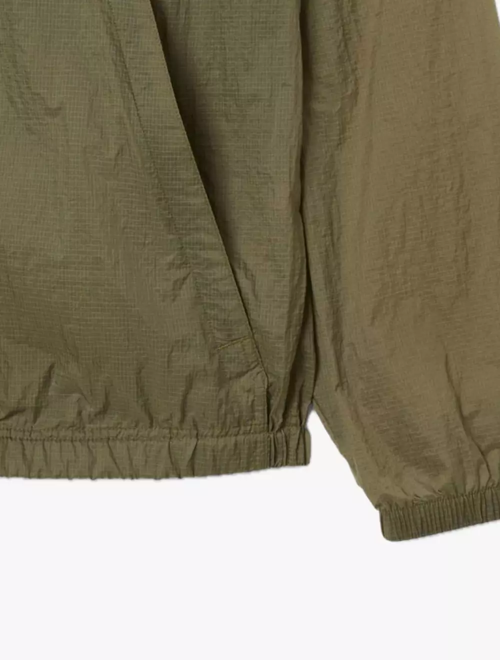 Lightweight Water-Repellent Hooded Jacket - Green