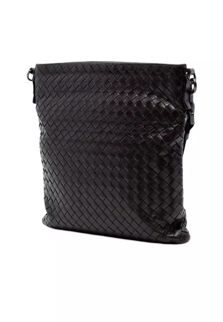 Pre-Loved Bottega Veneta Nappa Intrecciato Vn Crossbody