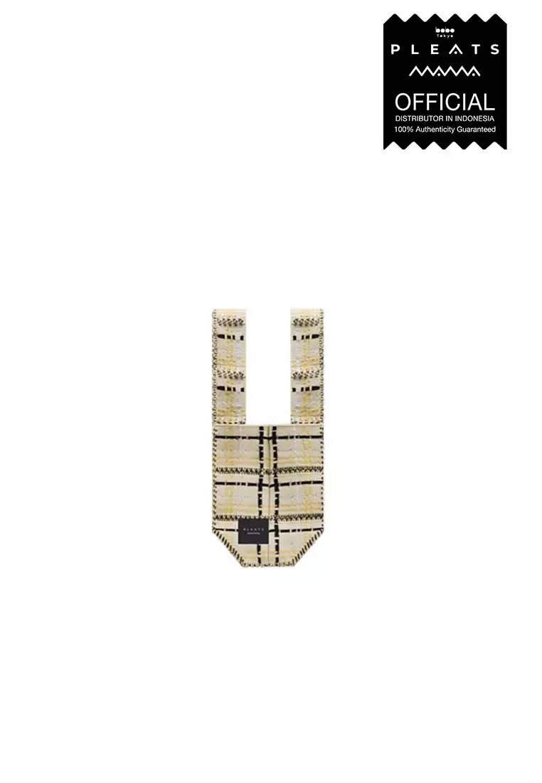 Tas Pleatsmama - Tweed Mini Tote Bag - Official Bobo Tokyo
