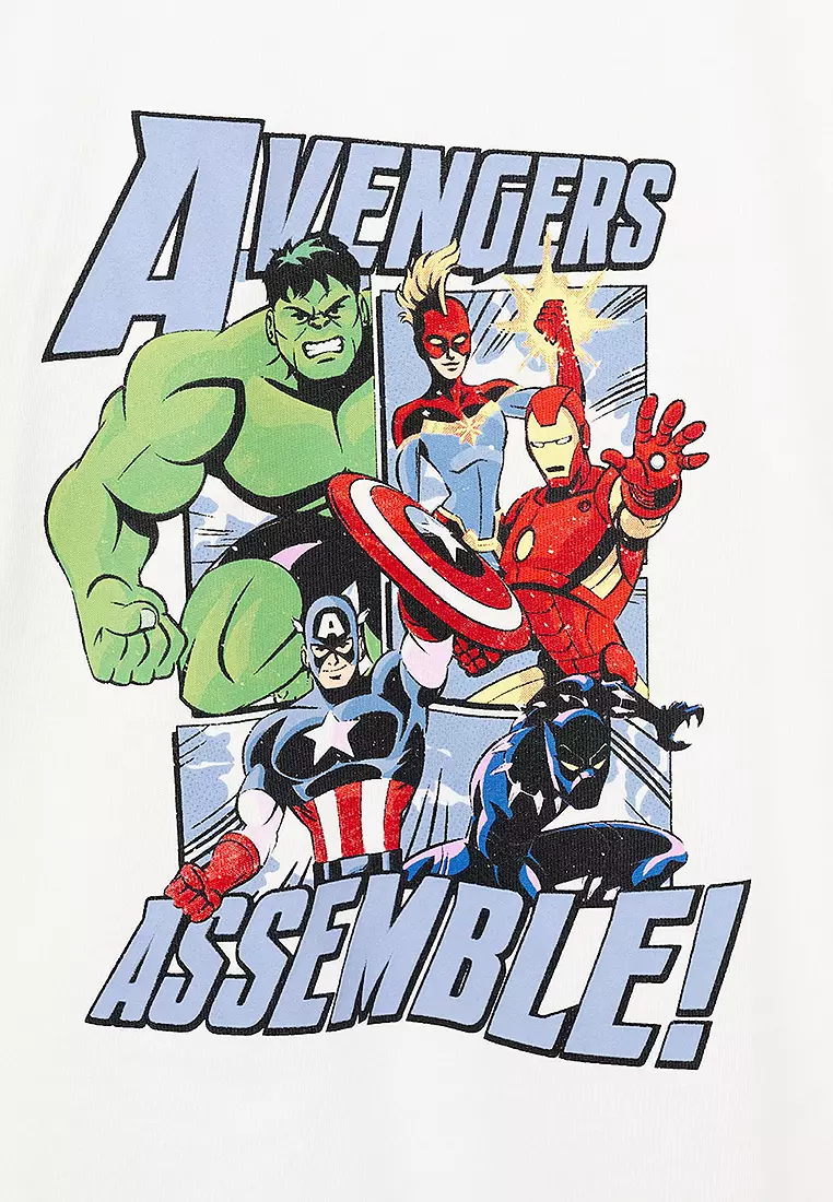 Buy MANGO KIDS Superhero Cotton Marvel T-Shirt 2025 Online