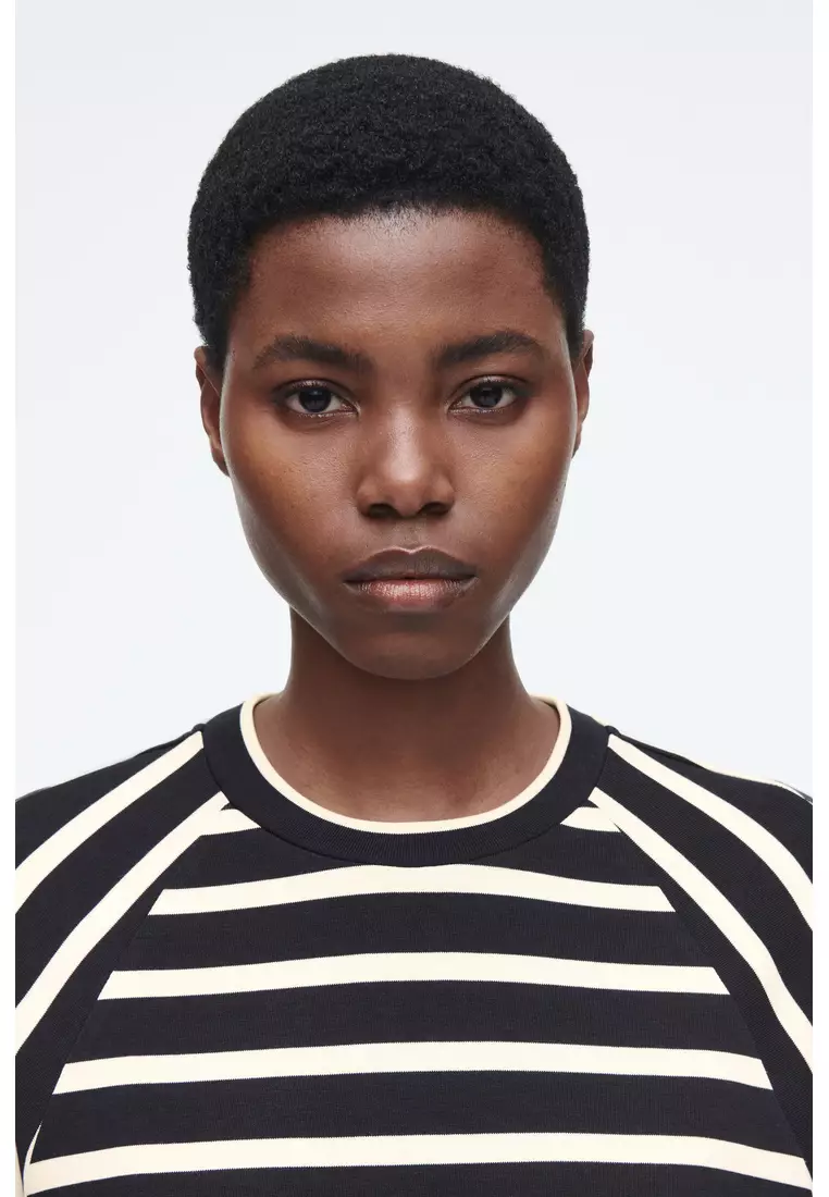 JERSEY MIDI COLUMN DRESS