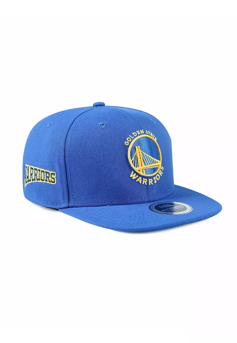 Logo Embroidery Golden State Warriors Mens Flat Flexfit Cap