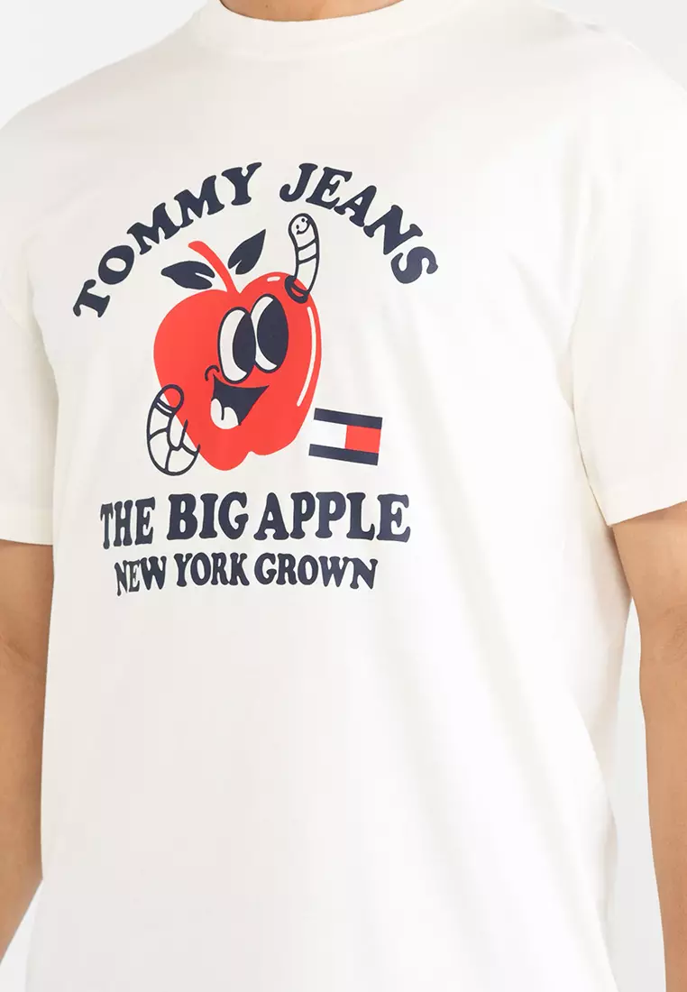Buy Singapore ZALORA | Hilfiger Tommy Jeans - Online TJM Homegrown Apple Tommy 2024 Tee