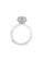 Her Jewellery silver CELÈSTA Moissanite Diamond  - Mon Celina Ring (925 Silver with 18K White Gold Plating) by Her Jewellery 9EC51ACDFBD252GS_4